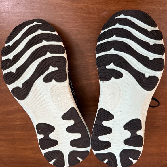 ASICS Women's Gel-Nimbus 24 Athletic Running Shoe Navy/Teal - Size 7 - Picture 4 of 6